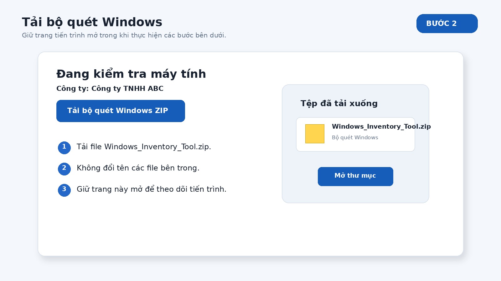 Tải bộ quét Windows ZIP